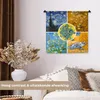 MuchoWow® Wandteppich Wandbehang Van Gogh - Collage - Produktbild-Vorschau 2