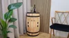 Bar in legno con porta e ripiano 80 cm Bar domestico con Anteprima dell’immagine prodotto 7