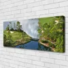 Tulup Leinwand-Bilder 125x50 Wandbild Canvas Kunstdruck See Produktbild-Vorschau 2