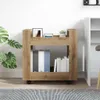 vidaXL Stolní vozík Artisan dub 60 x 45 x 60 cm materiál na Náhled obrázku produktu 4