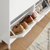 SoBuy Schuhschrank schmal mit 4 Klappen platzsparender Produktbild-Vorschau 11