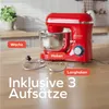 KitchenBrothers Küchenmaschine 2000W Rot - 6,2L Produktbild-Vorschau 5