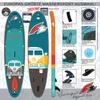 F2  Stand up Paddle Board CALIFORNIA - HFT SUP 11,6  Türkis Produktbild-Vorschau 2
