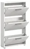 Schuhkipper - B 59 cm - 3 Klappen - Weiß matt Produktbild-Vorschau 7