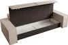 4-Sitzer Schlafsofa aus strukturiertem beigem Velours - Produktbild-Vorschau 4