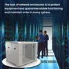 Extralink Rack skříň 9U 600x600 AZH Šedá montovaná na zeď, Náhled obrázku produktu 9