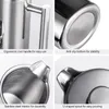 350ml/800ml/1000ml French Press kávovar Nerezová ocel Náhled obrázku produktu 5