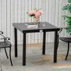 Table de jardin carrée en aluminium, 78 x 78 x 74 cm, 4 Voir les images du produit 3