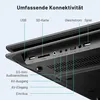 15.7" Tragbarer DVD-Player mit 14" HD-Drehbildschirm, ideal Produktbild-Vorschau 5