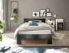 Bett "Cannes" in Schwarz. Abmessungen (BxHxT) 125x71x204 cm Produktbild-Vorschau 2