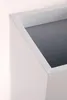 VIVANNO Pflanzkübel Zink BLOCK Säule, Weiß matt - 24x24x65 Produktbild-Vorschau 5