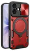 Techsuit – kryt CamGuard Pro pro iPhone 17 – červený Náhled obrázku produktu 1