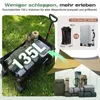 Sekey Faltbar Bollerwagen Klappbar Handwagen Gartenwagen Produktbild-Vorschau 5