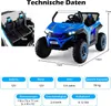 COSTWAY Auto per bambini a 2 posti con telecomando 2.4G, Anteprima dell’immagine prodotto 5