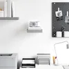 vidaXL Plávajúca polica sivá 23x23,5x3,8 cm MDF Náhľad obrázku produktu 3