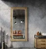 90x150 Rechteckig Rustikal Wandspiegel mit Rahmen Produktbild-Vorschau 3
