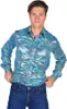 Hemd Disco 70er türkis, Groesse:XXL Produktbild-Vorschau 1