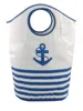 Wäschesammler Wäschetonnen Tasche faltbar Polyester Marine Produktbild-Vorschau 2