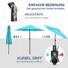 Parasol Puluomi 225 cm avec manivelle, fonction Voir les images du produit 2