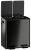 HOMCOM Vuilnisbak, 2 x 20 liter, afvalscheidingssysteem, Productafbeelding-voorbeeld 1
