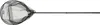 A fishing net with a long handle, presented against a white background. Produktbild-Vorschau