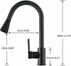 Wasserhahn Küche 360° Küchenarmatur mit Ausziehbarer Brause Produktbild-Vorschau 3