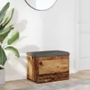 vidaXL Zitbank met opbergruimte, vintage look, 62x42x45 cm, Productafbeelding-voorbeeld 2