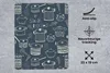 MuchoWow® Mauspad Mousepad Muster - Pfannen - Kochen 19x23 Produktbild-Vorschau 2