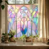 Statische Fensterfolie aus Buntglas, Sichtschutz, Produktbild-Vorschau 4