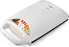 A white Domo XXL family sandwich maker is shown from a slightly elevated diagonal angle against a white background. Produktbild-Vorschau