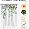 Duschvorhang Grün Blätter 300x200cm Antischimmel Textil mit Produktbild-Vorschau 7