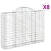 The Living Store Gabionen mit Hochbogen 8 Stk. Produktbild-Vorschau 2