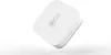 A white, square-shaped temperature and humidity sensor with a thermometer icon on top, set against a white background. Voir les images du produit