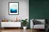 MuchoWow® Gerahmtes Poster Farbe - Meer - Blau - Abstrakt - Produktbild-Vorschau 8