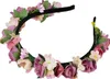 Diadema floreale "Sabia" con rose e fiori | Rosa antico Anteprima dell’immagine prodotto 5