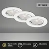 Lampade da incasso a LED set da 3 GU10 dimmerabili Anteprima dell’immagine prodotto 2