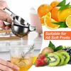 Zitronenpresse Edelstahl Saftpresse Manuelle Zitruspresse Produktbild-Vorschau 2