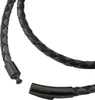 Lederkette Lederband 6 mm Herren Halskette Schwarz / Grau Produktbild-Vorschau 2