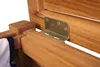 Wäschebox Holz Vito klein Wäschetruhe Massivholz Teak Produktbild-Vorschau 5