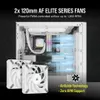 Corsair H100I Elite CPU-Flüssigkeitskühler 12cm Weiß LED Produktbild-Vorschau 6
