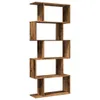 Étagère séparatrice de pièce à 5 niveaux vieux bois Voir les images du produit 6