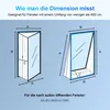 Fensterabdichtung für mobile Klimaanlagen 400 cm – weiß, Produktbild-Vorschau 3
