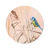 MuchoWow® Mauspad Mousepad Vogel - Blaumeise - Schilf 40x40 Produktbild-Vorschau 1