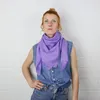 Baumwolltuch - lila - fliederfarben Lurex silber - Produktbild-Vorschau 6