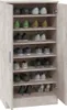 vidaXL Armoire à chaussures gris béton 55x35x108 cm Bois Voir les images du produit 4