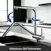 AICA Spültischarmatur Vorfenster Wasserhahn Küche 180° Produktbild-Vorschau 4