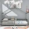 Merax domček posteľ 90x200cm s ochranou proti vypadnutiu a Náhľad obrázku produktu 10