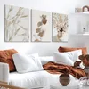 Muralo Sada obrazů do ložnice Rostliny KVĚTINY 90x40 - 3 Náhled obrázku produktu 4