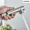 FELIX| Premium Edelstahl ausziehbare Küchenarmatur Silber Produktbild-Vorschau 4