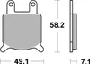 sbs Bremsbeläge Bremsklötze 560HF Produktbild-Vorschau 1
